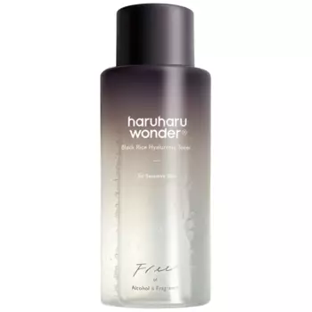 Haruharu Wonder Black Rice Тоник для лица без запаха с экстрактом черного риса, 300 мл