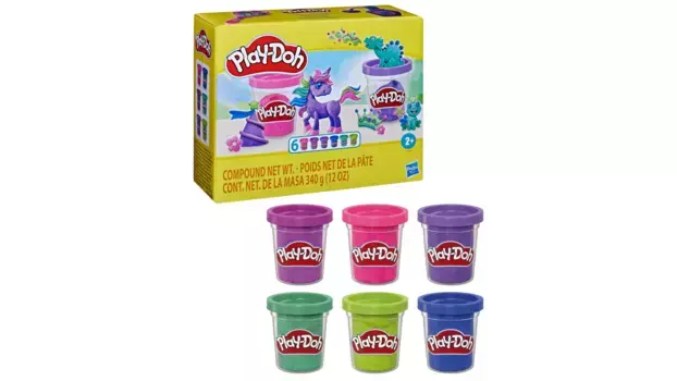Hasbro блестящий пластилин Playdoh