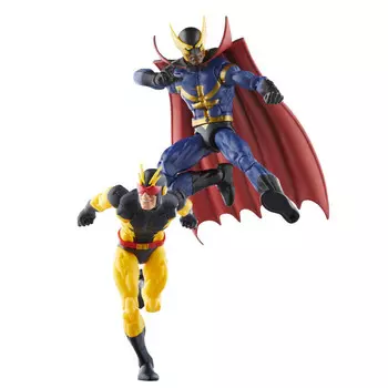Hasbro Marvel Legends Series Marvel's Nighthawk и Marvel's Blur, набор из двух комиксов, 6-дюймовые фигурки Marvel Legends Inna marka