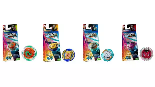 Hasbro Одиночная упаковка Beyblade Burst QuadStrike, 1 шт, в ассортименте