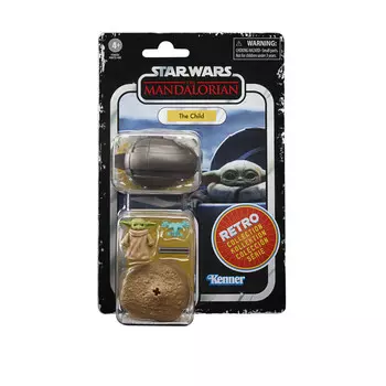 Hasbro, Ретро-коллекция «Звездные войны», Коллекционная фигурка, Мандалорец — Ребенок, 10 см, F2023