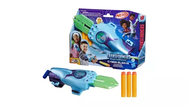 Hasbro Трансформеры: Боевой бластер с кибер-рукавом EarthSpark