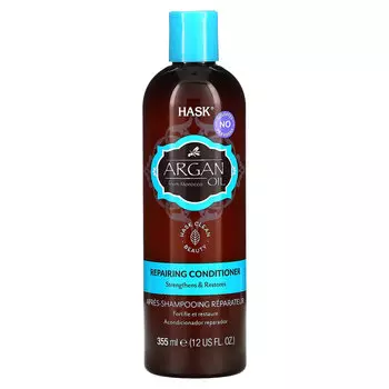 Hask Beauty, Масло арганы из Марокко, восстанавливающий кондиционер, 12 жидких унций (355 мл)