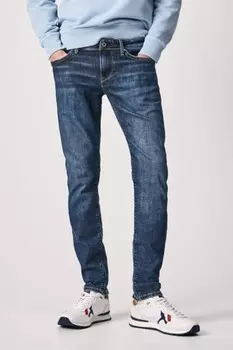 Хэтч-Джинсы с потертым эффектом Pepe Jeans London, синий