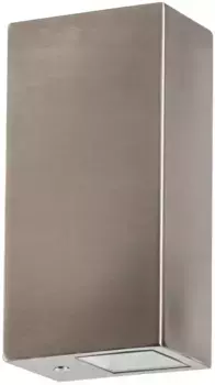 Havit Lighting Настенный светодиодный светильник "VELDI", 2 лампочки, лампа GU10 | Лампы можно менять Высота: 18,2 см, цвет edelstahlfarben