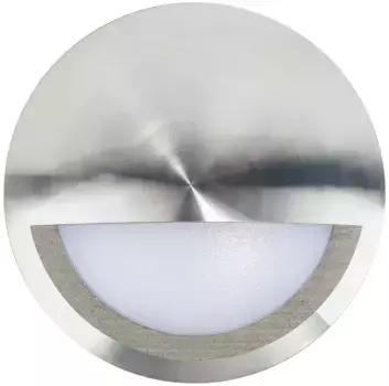 Havit Lighting Светодиодный настенный светильник для наружного освещения "NAVA", 1 лампочка, светодиодный модуль накаливания | Светодиод прочно интегрирован 10 см, Высота: 2,3 см, цвет edelstahlfarben