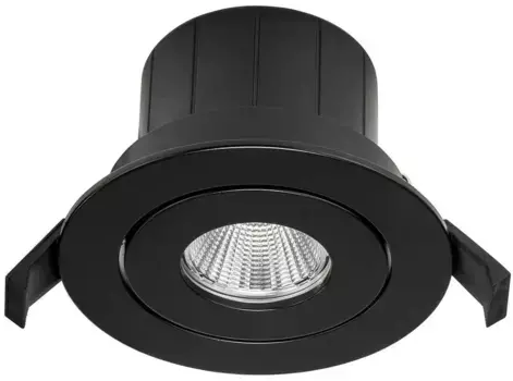 Havit Lighting Светодиодный потолочный светильник для наружного освещения "PRIME", 1 лампочка, светодиодный модуль накаливания | Светодиод прочно интегрирован 10,5 см, Высота: 10,5 см, черный