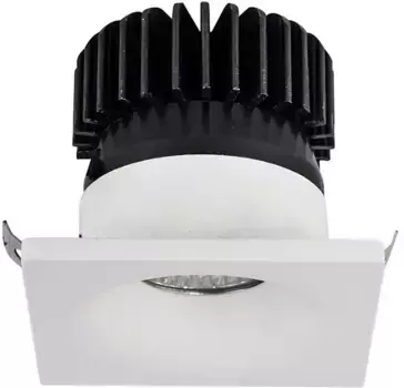 Havit Lighting Светодиодный потолочный светильник "НИША", встроенный светодиод, высокий класс защиты IP54 4,6 см, Высота: 4,1 см, белый