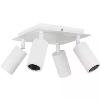 Havit Lighting Светодиодный потолочный светильник «TIVAH», 4 лампочки, лампа GU10 | Лампы можно менять, белый