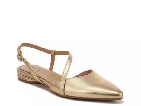 Hawaii Балетки Naturalizer, Gold Metallic