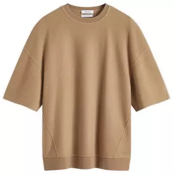 Хэвен оверсайз футболка из кашемира Max Mara, коричневый