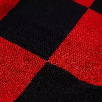 HAY Полотенце в клетку, красный