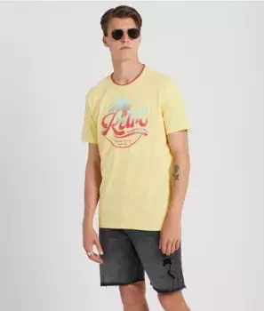 Hayman футболка Retro Jeans, желтый