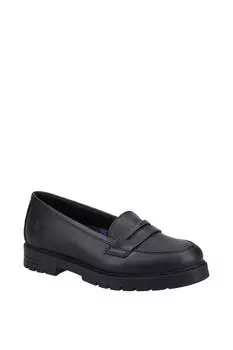 'Hazel Loafer SNR' Girls BTS FLFR Hush Puppies, черный
