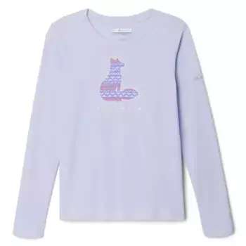 Hazeldel Hill LS Graphic Колумбия Детская футболка Columbia, сиреневый