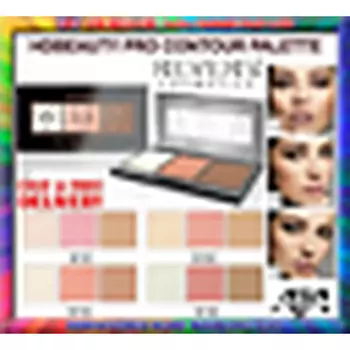 Hd Beauty Pro Palette Strobe Contour Highlighter Набор бронзаторов для румян, Revers