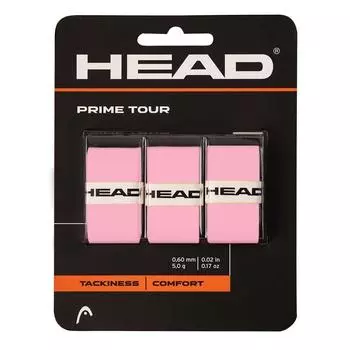 HEAD Prime Tour Overgrips розовые, 3 шт., розовый