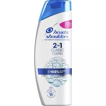 Head&Shoulders, Classic Clean, шампунь и кондиционер для волос 2 в 1, 400 мл Head & Shoulders