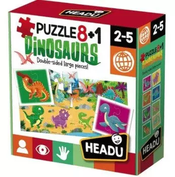 Headu, пазл, Динозавры, 9 шт.
