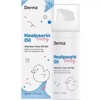 Healpsorin Успокаивающее детское масло Гель Лечение колыбели Легко впитывается Без жирных остатков Увлажняет Оживляет Улучшает кожный барьер Детское масло Сухая кожа Dermz