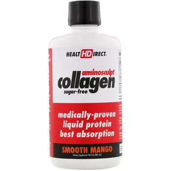 Health Direct, Amino Sculpt Collagen, коллаген со вкусом манго, 887 мл (30 жидких унций)