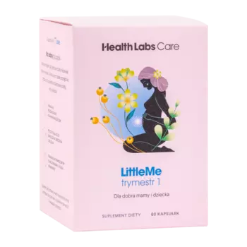 Health Labs Care LittleMe биологически активная добавка, поддерживающая правильное развитие беременности 1 триместр, 60 капс./1 упак.