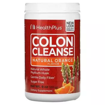 Health Plus "Чистка кишечника" средство для чистки толстого кишечника с освежающим апельсиновым вкусом 9 унций (255 г)
