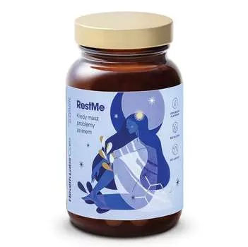 HealthLabs 4mind restme, успокаивающая нервы и успокаивающая пищевая добавка для сна, 60 капсул
