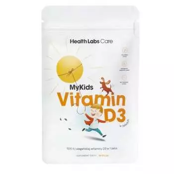 HealthLabs, MyKids Витамин D3, Веганский витамин D в желе для детей, Биологически активная добавка, 60 желе Inna marka