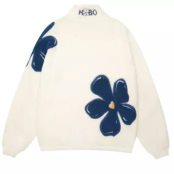 Heartboon бархатная куртка унисекс, Белый