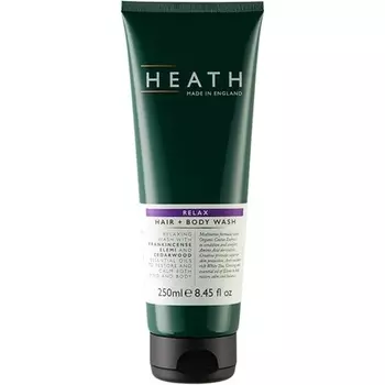 Heath Расслабляющий гель для волос и тела с эфирными маслами ладана, элеми и кедра 250 мл
