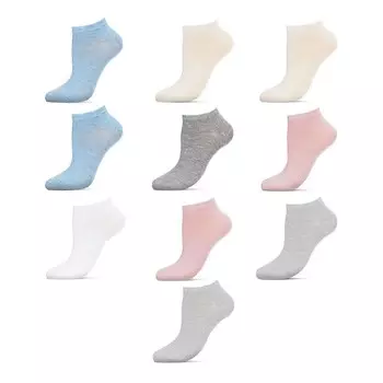 Heathered Pastel Lowcut, упаковка из 10 пар MeMoi, цвет Blush