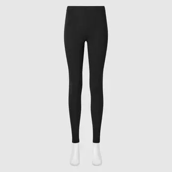 HEATTECH Очень теплые хлопковые термолеггинсы UNIQLO, черный