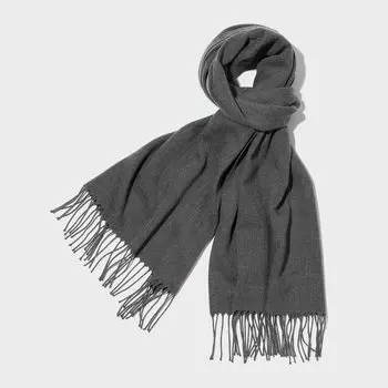 HEATTECH Шарф Uniqlo, серый