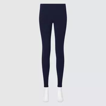 HEATTECH Ультра теплые термолеггинсы Uniqlo, темно-синий