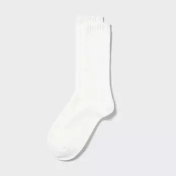 HEATTECH Ворсовые термоноски Uniqlo, кремовый
