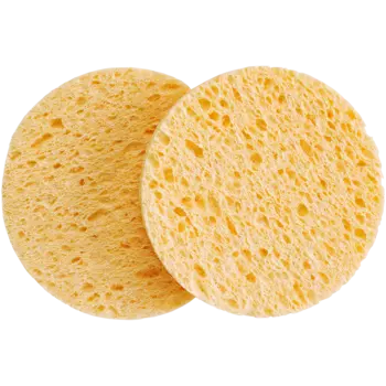 Hebe Professional целлюлозные спонжи для снятия макияжа, 2 шт./1 уп.