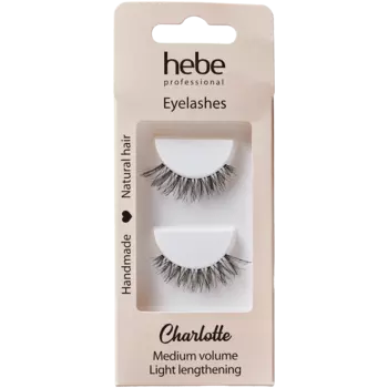 Hebe Professional Charlotte многоразовые натуральные ресницы, 1 упаковка
