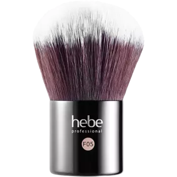 Hebe Professional кисть для рассыпчатой, прессованной и минеральной пудры F05, 1 шт.