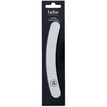 Hebe Professional пилочка для ногтей Salon Results банан #100/180, 1 шт.