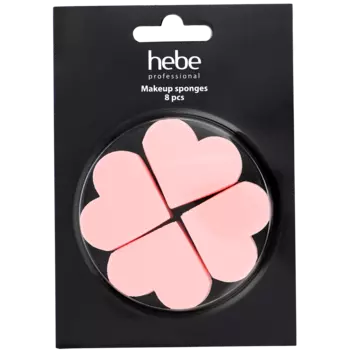 Hebe Professional спонжи для макияжа, 8 шт/1 упаковка