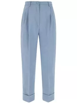 Hebe Studio зауженные брюки, синий