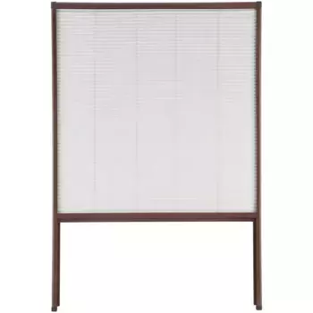 Hecht International плиссированные мансардные жалюзи, непрозрачные, непрозрачные плиссированные жалюзи, ШxВ: 110x160 см, можно укоротить, темно-коричневый/белый