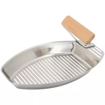 Hecht International сковорода-гриль «Fuego», нержавеющая сталь, для овощей, цвет silberfarben