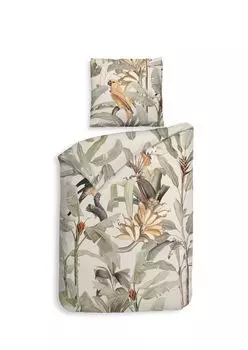 Heckett & Lane Mako постельное белье сатин 135х200 простыни картон галло попугай бананы