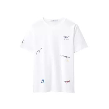 Heilan Home Hla HLA Мужская футболка, Бежевый узор U5