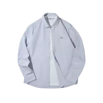 Heilan Home Hla Мужская рубашка HLA, Хаки в полоску 49