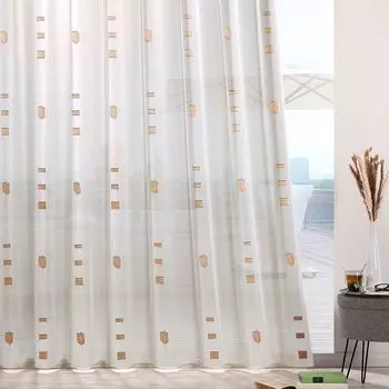 Heimtexland Магазин штор Web Scherli дымчатая лента для штор полупрозрачная свинцовая лента интернет-магазин готовых штор тюльпан натуральный Тип874 бежевый ВxШ 175x500 см