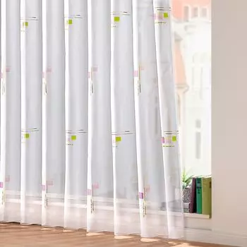 Heimtexland Магазины штор Вуаль Плиссированная ленточная штора Прозрачная свинцовая лента Готовая штора Тип 873 Blackberry В x Ш 175 x 625 см, розовый