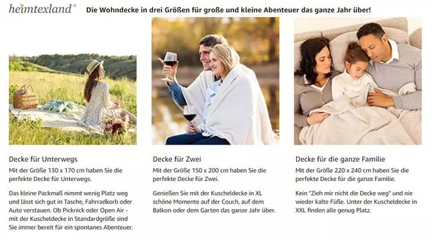 Heimtexland Мягкое одеяло СУПЕР МЯГКОЕ Фланелевое одеяло XL Плед для дивана Plain Type 380 Saffron 200 x 150 см, красный